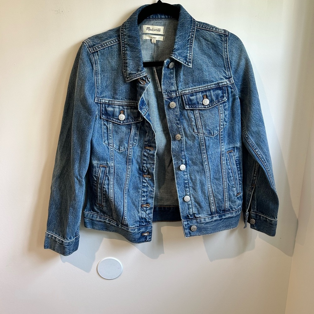 Madewell Button-Front Denim Jacket in Charleston Wash